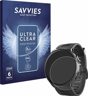 Produktbild von 6x Für Kiprun 500 Schutzfolie Savvies Displayschutz Display Schutz Folie Klar Transparent