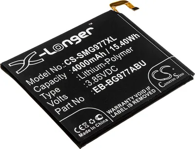 Produktbild von TECHTEK Akku Kompatibel mit [Samsung] Galaxy S10 5G, SM-G977, SM-G977B, SM-G977N, SM-G977P, SM-G977T, SM-G977U, SM-G977V Ersetzt EB-BG977ABU
