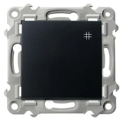 Image de Interrupteur Cross SZAFIR Noir Ospel