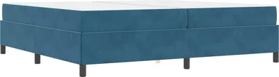 Produktbild von vidaXL Bettrahmen Dunkelblau 200 x 200 cm Stoff