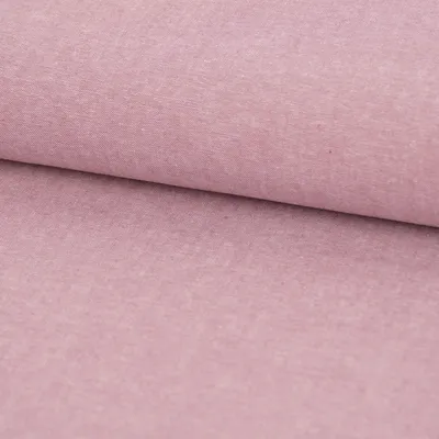 Produktbild von Baumwollstoff Meterware Popeline Yarn Dyed garngefärbt einfarbig mauve meliert 144cm