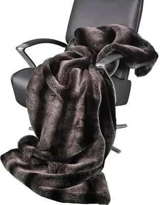 Produktbild von Star Home Webpelz Kuscheldecke Rion schwarz 150x200 cm