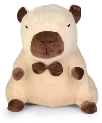 Produktbild von Kapibarra-Maskottchen mit Schleife, 66 cm - Daffi