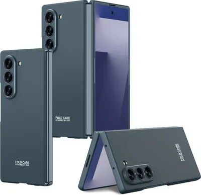 Produktbild von Hülle für Samsung Galaxy Z Fold 7 Schlank Hart PC Matt Finish Schutzhülle Grün