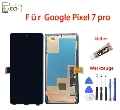Produktbild von Für Google Pixel 7 Pro (OLED) LCD Display mit Rahmen Touchscreen Bildschirm