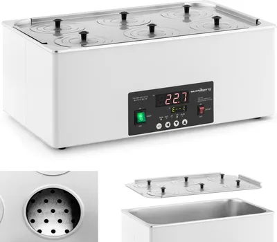 Produktbild von Laborwasserbad, 6 Plätze, 5-100°C, 22,5 l