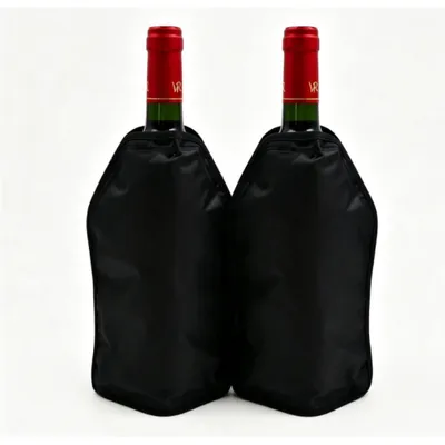 Produktbild von Wijnmanchet Set Von 2, Flexibler Flessenkoeler Mit 3-Lagen-Kühlsystem, Für Wein Champagner Und Bier Unterwegs