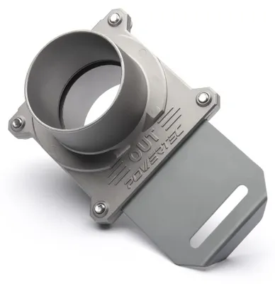 Produktbild von POWERTEC 70325 Blast Gate 5,4 cm, mit Verstopfungs- und Luftleckdichtung für Sta