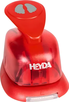 Zdjęcie produktu dla Heyda 203687422 Dziurkacz z motywem małe "Stopy", 17 mm