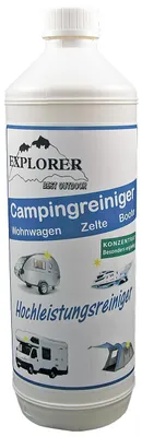 Produktbild von 1 Liter Explorer Campingreiniger Konzentrat Caravan Boot Wohnwagen Zelt Markise