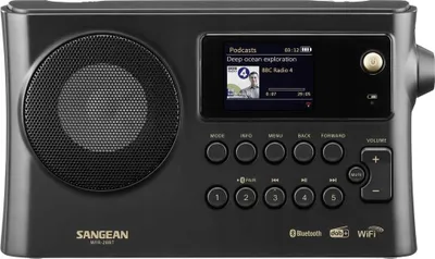 Obrázek produktu pro Sangean WFR-28BT, Internet, Digitální, DAB+, FM, 87,5 - 108 MHz, 174 - 240 MHz, CT, PS, PTY, RT