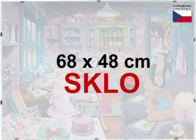 Obrázek produktu pro BFHM Rám na puzzle Euroclip 68x48cm (sklo)
