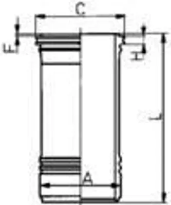 Produktbild von Zylinderlaufbuchse KOLBENSCHMIDT 88429110