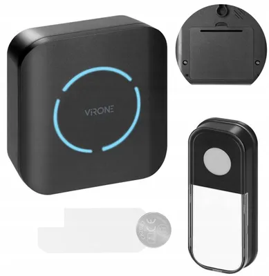 Imagen del producto de Timbre inalámbrico Virone DB-9/B con un alcance de 180 metros