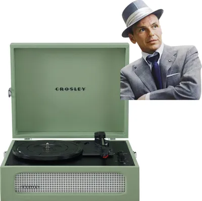 Zdjęcie produktu dla Gramofon Crosley Voyager Bluetooth w kolorze szałwiowym