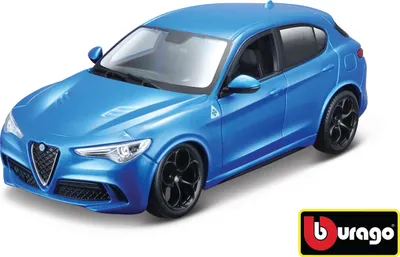 Produktbild von Bburago 1:24 Alfa Romeo Stelvio modrá 18-21086