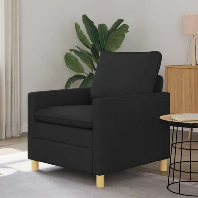 Produktbild von PUEAZU Sofa Schwarz 76 x 81 x 87,5 cm Stoff - Klassische Sofas &33342