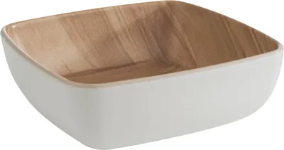 Image de APS Frida Bol aspect bois/blanc, contenance : 0,37 litre, longueur : 125 mm