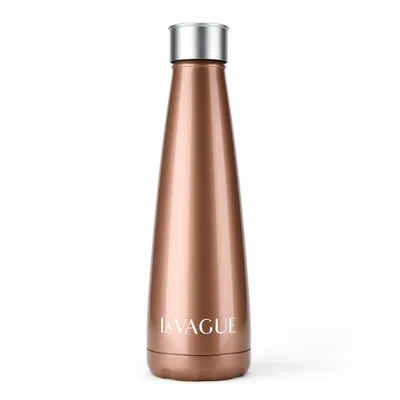 Obrázok produktu pre LA VAGUE GRAVITY - vákuová banka z nerezovej ocele ROSÉGOLD Veľkosť: 415 ml