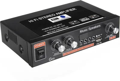 Immagine prodotto di 12V/220V 300W 2CH HiFi Audio Stereo Power Mini Digital Amplificatore Amp Bass bluetooth Car Home