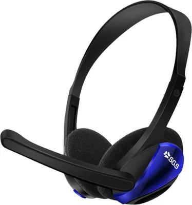 Zdjęcie produktu dla SGS SGSRAPTORBL słuchawka z drutem Gaming Raptor z niebieskim mikrofonem