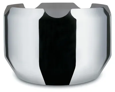 Schale aus Edelstahl 18/10, 10,5 x 35 x 27 cm, silber