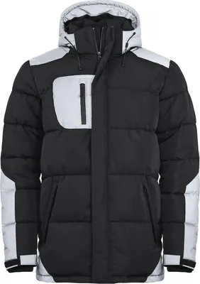Produktbild von Dumas wattierte Jacke mit abnehmbarer Kapuze, reflektierenden Details und wasserdichten Reißverschlüssen