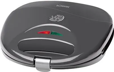 Produktbild von Bomann Sandwichtoaster ST 5016 CB grau, Antihaftbeschichtung, 750 Watt
