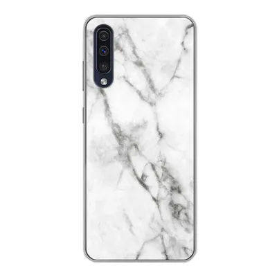 Produktbild von MuchoWow® Handyhülle Schutzhülle Hülle für Samsung Galaxy A30s Marmor - Luxus - Weiß Silikon Softcase Handy Hülle - Karteninhaber