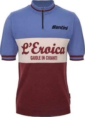 Produktbild von Santini Eroica 28° Gaiole Kurzarm-radtrikot Blau S Mann Blau S
