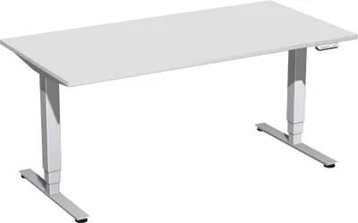Produktbild von Gera Pro+ Elektro-Hubtisch höhenverstellbar, 1600x800x625-1285, Lichtgrau/Silber