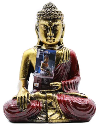 Image de Bouddha rouge et or - Grand format