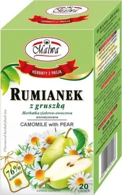 Image de Tisane de camomille à la poire 20 sachets / Mauve