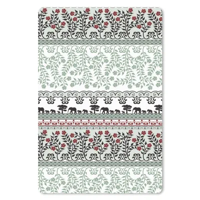 Produktbild von MuchoWow® Mauspad Mousepad Pflanzen - Elefant - Muster 18x27 cm - Mousepads - Maus Mat - Pad - Mausunterlage