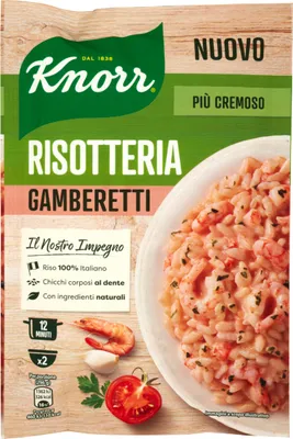 Zdjęcie produktu dla Risotto z krewetkami Risotteria Gamberetti 175g - Knorr