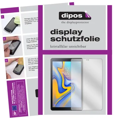 Produktbild von 2x Schutzfolie für Samsung Galaxy Tab A 10.5 klar Displayschutzfolie Display
