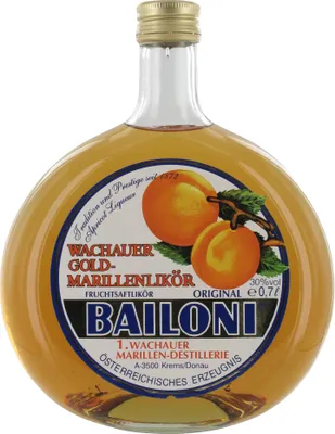 Produktbild von Bailoni Wachauer Gold-Marillenlikör 30% Vol. 0,7l