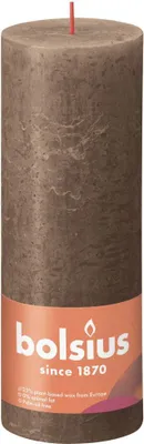 Obrázek produktu pro Bolsius Rust semišová punčová hnědá