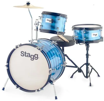 Produktbild von Stagg Tim Jr 3/16B Blue Kinder Schlagzeug