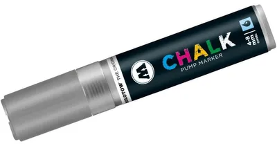 Zdjęcie produktu dla Marker kredowy Molotow CHALK 4-8 mm, nr 001, metaliczny srebrny