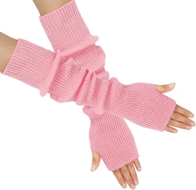 Produktbild von Damen Armstulpen, fingerlos, gestrickt, halten Handgelenke warm, für kalte Wintermonate