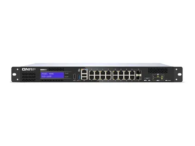 Produktbild von QNAP QGD-1600, Managed, Gigabit Ethernet (10/100/1000), Vollduplex, Rack-Einbau, 1U