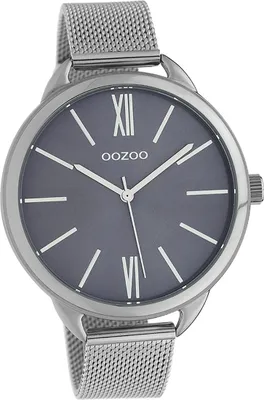 Produktbild von Oozoo Metall Damen-Herren Uhr Analog Quarzuhr Armband silber Timepieces D2UOC10137