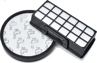 Produktbild von 1x Filterset Staubsaugerfilter (1x Vormotorfilter + 1x Abluftfilter HEPA) kompatibel mit Rowenta ZR006001 für beutellose Bodenstaubsauger