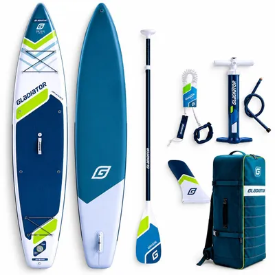 Productafbeelding van Gladiator Origin 12.6 S SUP board, complete set voor tochten, stand-up paddle, afmetingen 381x76 cm