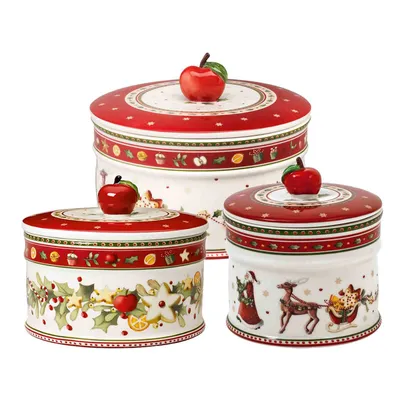Produktbild von Villeroy & Boch Winter Bakery Delight Gebäckdosen-Set 3-teilig