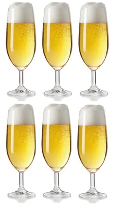 Obrázok produktu pre LEONARDO Daily, Poháre na pivo, Priehľadná, Sklo, 7,5 cm, 190 mm