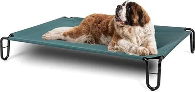 Immagine prodotto di Cuccia rialzata per cani, 48x33x20 cm, verde