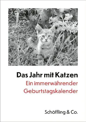 Produktbild von Jahresunabhängiger Katzenkalender mit viel Platz für Notizen und Geburtstage