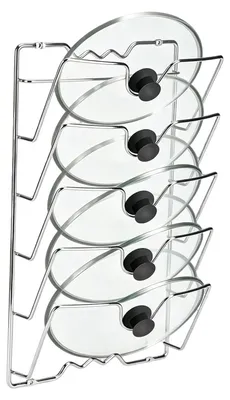 Deckelhalter, wandmontiert, 40,7 x 25,7 x 8 cm, 1 Stück